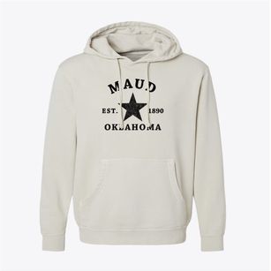 Maud Oklahoma Star Pigment-Dyed Hoodie