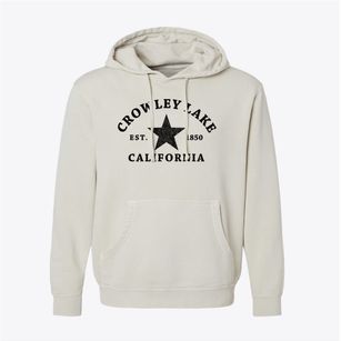 Crowley Lake California Star Pigment-Dyed Hoodie