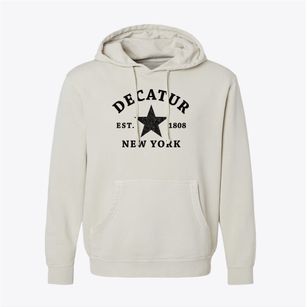 Decatur New York Star Pigment-Dyed Hoodie