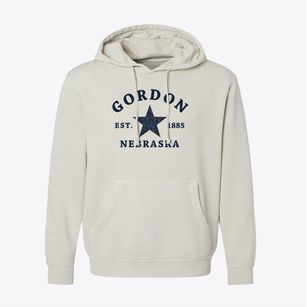 Gordon Nebraska Star Pigment-Dyed Hoodie