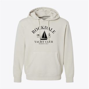 Rockdale Texas Yacht Club Pigment-Dyed Hoodie