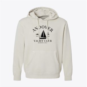 Andover Massachusetts Yacht Club Pigment-Dyed Hoodie