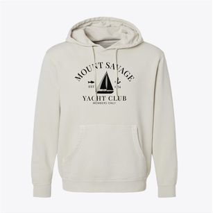 Mount Savage Maryland Yacht Club Pigment-Dyed Hoodie