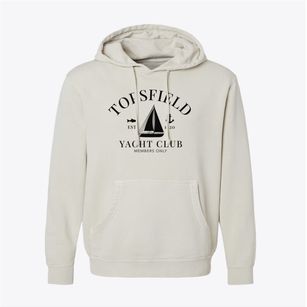 Topsfield Maine Yacht Club Pigment-Dyed Hoodie