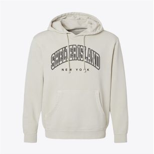Shelter Island New York Inline Pigment-Dyed Hoodie