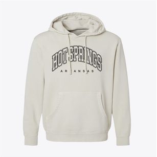 Hot Springs Arkansas Inline Pigment-Dyed Hoodie