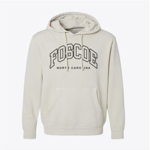 Foscoe North Carolina Inline Pigment-Dyed Hoodie