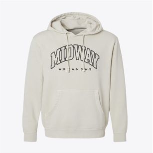 Midway Arkansas Inline Pigment-Dyed Hoodie