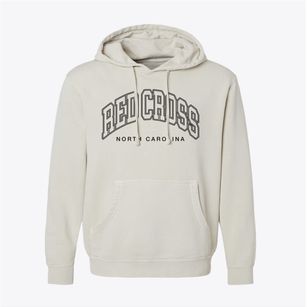 Red Cross North Carolina Inline Pigment-Dyed Hoodie
