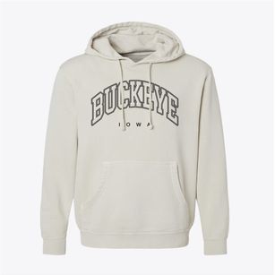 Buckeye Iowa Inline Pigment-Dyed Hoodie
