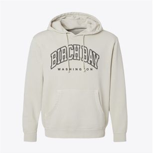 Birch Bay Washington Inline Pigment-Dyed Hoodie