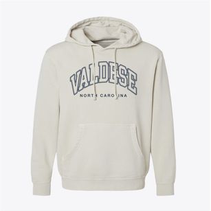 Valdese North Carolina Inline Pigment-Dyed Hoodie