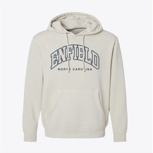 Enfield North Carolina Inline Pigment-Dyed Hoodie