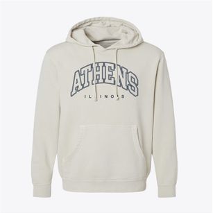Athens Illinois Inline Pigment-Dyed Hoodie