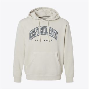 Central City Illinois Inline Pigment-Dyed Hoodie