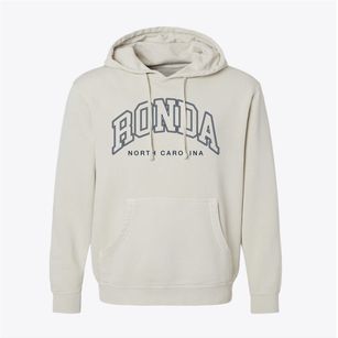 Ronda North Carolina Inline Pigment-Dyed Hoodie