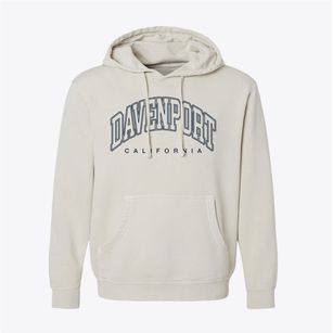 Davenport California Inline Pigment-Dyed Hoodie