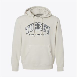 Turkey North Carolina Inline Pigment-Dyed Hoodie