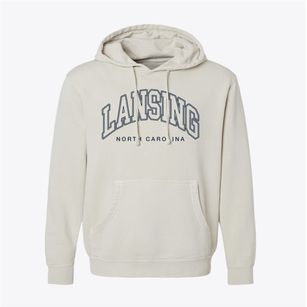 Lansing North Carolina Inline Pigment-Dyed Hoodie