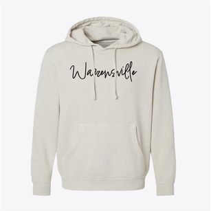 Warrensville North Carolina Freestyle Pigment-Dyed Hoodie
