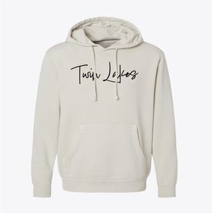 Twin Lakes North Carolina Freestyle Pigment-Dyed Hoodie