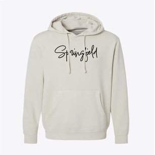 Springfield Massachusetts Freestyle Pigment-Dyed Hoodie