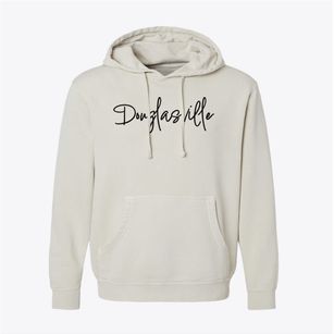 Douglasville Georgia Freestyle Pigment-Dyed Hoodie