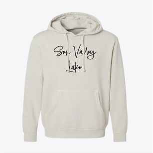 Sun Valley Lake Iowa Freestyle Pigment-Dyed Hoodie