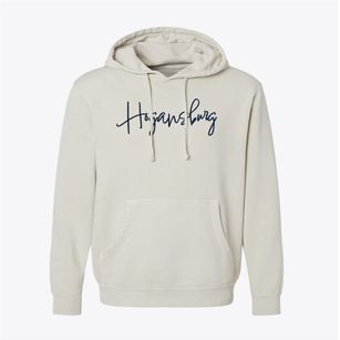 Hogansburg New York Freestyle Pigment-Dyed Hoodie