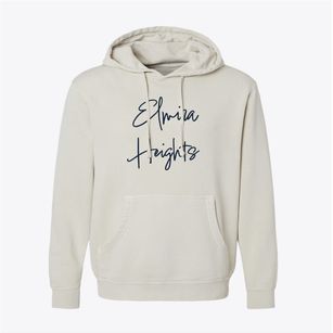 Elmira Heights New York Freestyle Pigment-Dyed Hoodie