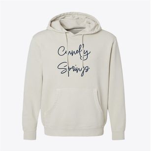 Connelly Springs North Carolina Freestyle Pigment-Dyed Hoodie