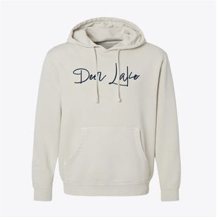 Deer Lake Pennsylvania Freestyle Pigment-Dyed Hoodie