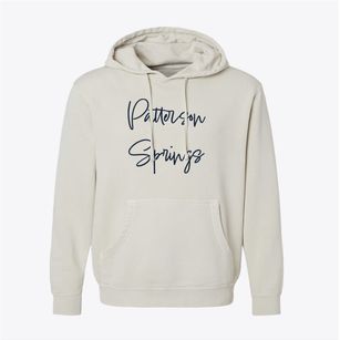 Patterson Springs North Carolina Freestyle Pigment-Dyed Hoodie