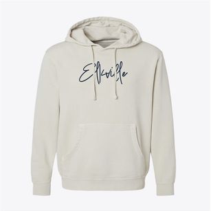 Elkville North Carolina Freestyle Pigment-Dyed Hoodie