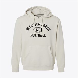 Boylston Creek North Carolina Football Pigment-Dyed Hoodie