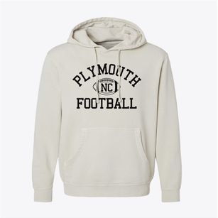 Plymouth North Carolina Football Pigment-Dyed Hoodie