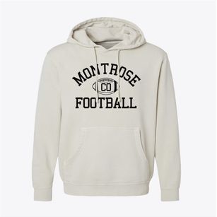 Montrose Colorado Football Pigment-Dyed Hoodie