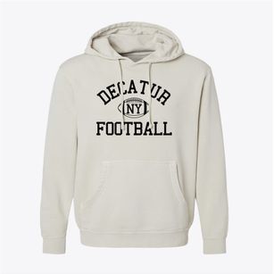 Decatur New York Football Pigment-Dyed Hoodie