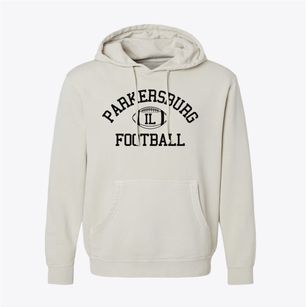Parkersburg Illinois Football Pigment-Dyed Hoodie