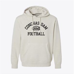 Conchas Dam New Mexico Football Pigment-Dyed Hoodie