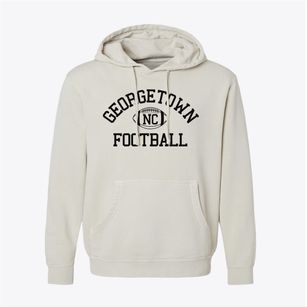 Georgetown North Carolina Football Pigment-Dyed Hoodie