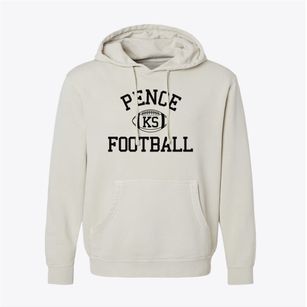 Pence Kansas Football Pigment-Dyed Hoodie