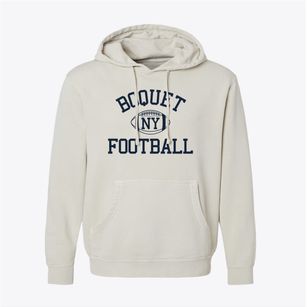 Boquet New York Football Pigment-Dyed Hoodie