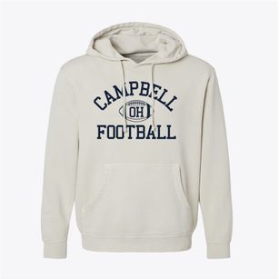 Campbell Ohio Football Pigment-Dyed Hoodie
