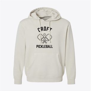 Croft North Carolina Pickleball Pigment-Dyed Hoodie