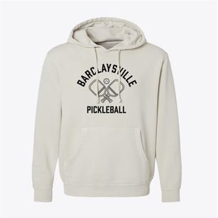 Barclaysville North Carolina Pickleball Pigment-Dyed Hoodie