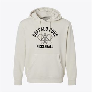 Buffalo Cove North Carolina Pickleball Pigment-Dyed Hoodie