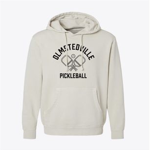 Olmstedville New York Pickleball Pigment-Dyed Hoodie