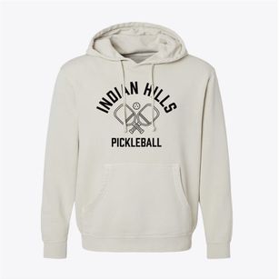 Indian Hills North Carolina Pickleball Pigment-Dyed Hoodie