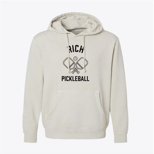 Rich Arkansas Pickleball Pigment-Dyed Hoodie
